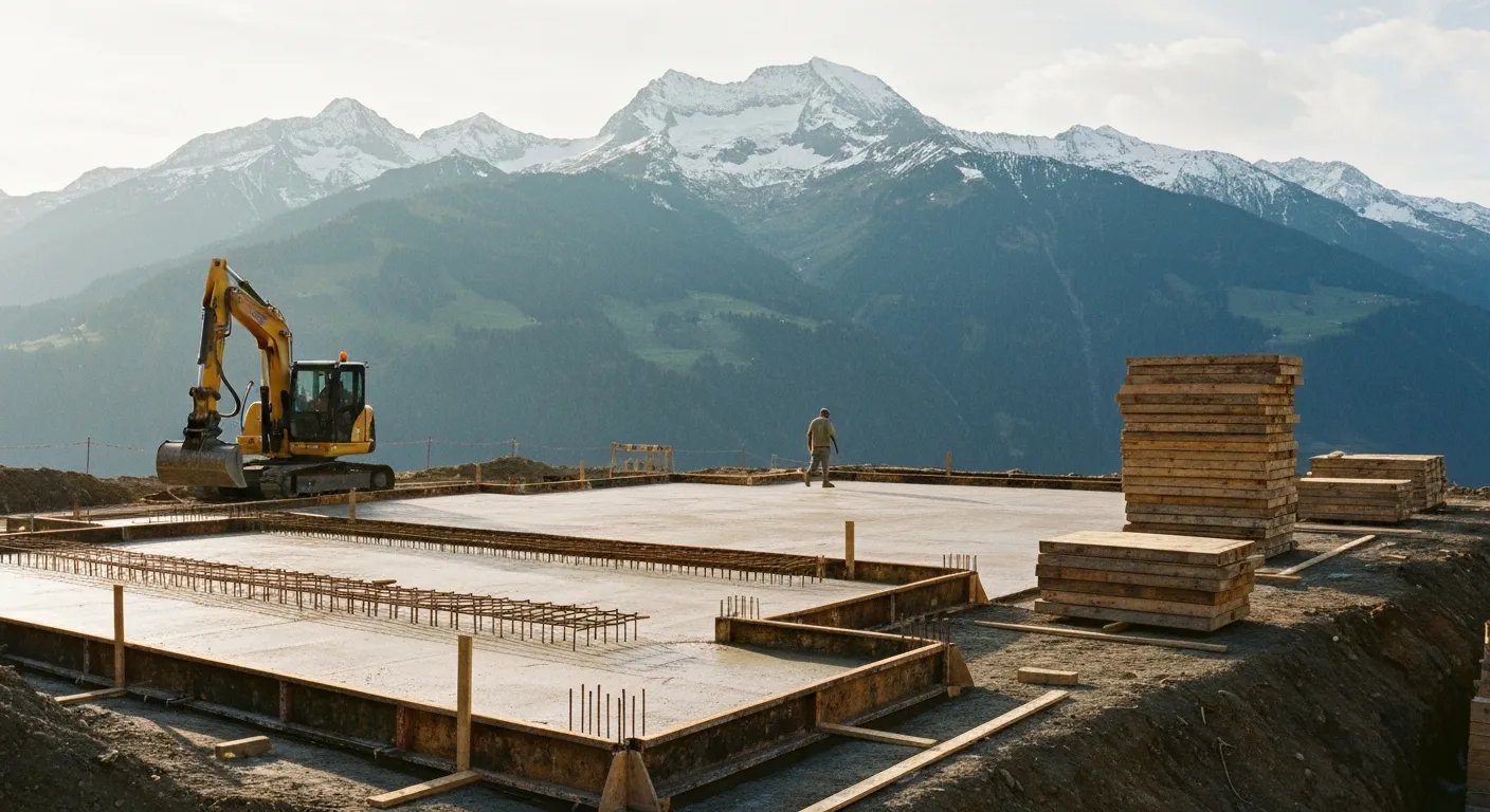 Baustelle vorher